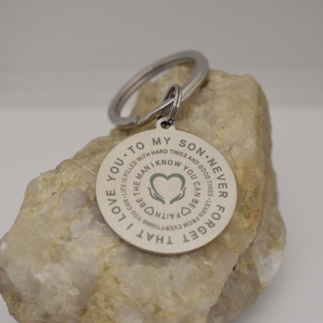 To My Son Inspirational Metal keychain.jpg